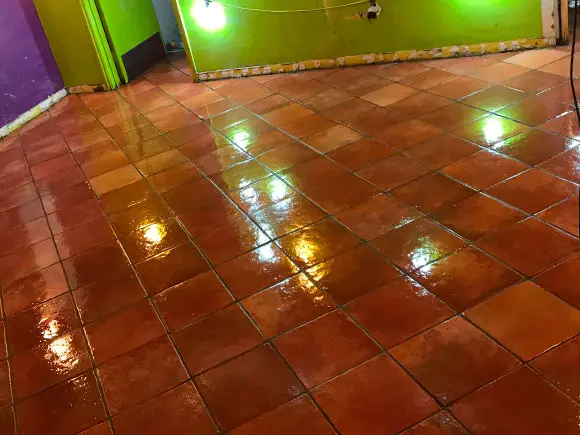 Ceramic floor tiles from the project gallery